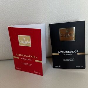 Gisada Ambassador for women and for men (sample size)
